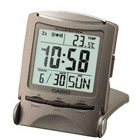 CASIO（カシオ）クオーツ式 小型 置き時計 [電波 アラーム 温湿度 カレンダー] 幅61×奥行77×高さ76mm PQ-50J-8 1個（取寄品）
