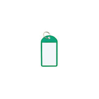 コクヨ（KOKUYO） ソフトキーホルダー型名札 緑 カード寸法45×28mm ナフ-220G 1セット（50個） 51124601（直送品）
