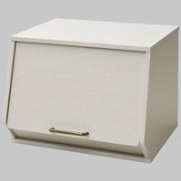 ＜LOHACO＞ YAMAZEN（山善）木製オープンボックス 幅400×奥行310（取っ手含む370）×高さ310mmジョイホワイト ECSB-3140D（JW） 1台（直送品）