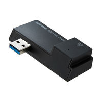 サンワサプライ USBハブ（USB HUB） Surface用USB3.0USBハブ ブラック 2ポート バスパワー USB-3HSS2BK 1個