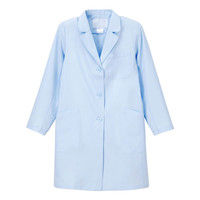 ナガイレーベン 女子シングル診察衣 KEX-5190 ブルー LL 医療白衣 1枚（取寄品）