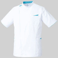 アスクル】KAZEN adidas（アディダス）メンズジャケット 医療白衣 半袖 