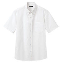 アイトス メンズ半袖オックスボタンダウンシャツ 7872 ホワイト 3L 1枚（直送品）