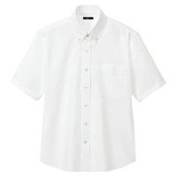 アイトス レディース半袖オックスボタンダウンシャツ 7873 ホワイト 3L 1枚（直送品）