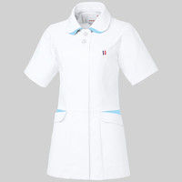 ルコックスポルティフ レディースジャケット UQW1040 ホワイト×アクア EL 医療白衣 1枚（直送品）