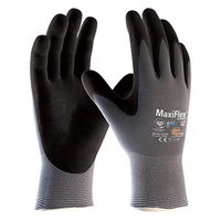 ATG 作業手袋 通気タイプ MaxiFlex Ultimate 42-874 グレー/ブラック