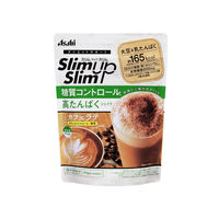 ＜LOHACO＞ スリムアップスリム 糖質コントロール高たんぱくシェイク カフェラテ 1袋（315g） アサヒグループ食品 ダイエットドリンク・スムージー画像
