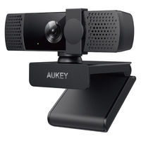 Webカメラ FHD 1080p プライバシー保護カバー付 360°回転 デュアルマイク内蔵 PC-LM7 1個 AUKEY