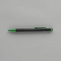 エスコ（esco） 0.7mm ボールペン（黒／グリーン） 1セット（30個：1個×30本） EA765MG-604（直送品）
