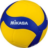 ミカサ バレーボール 5号 練習球(一般・大学・高校)イエロー／ブルー V330W 1個（直送品）