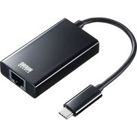 サンワサプライ USB3.2 TypeC-LAN変換アダプタ（USBハブポート付） USB-CVLAN4