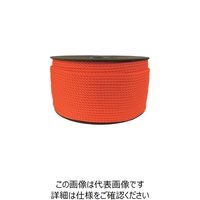 ユタカメイク（Yutaka） ユタカメイク ロープ パイレンカラードラム巻 5φ×1m オレンジ RB98 113-5533（直送品）