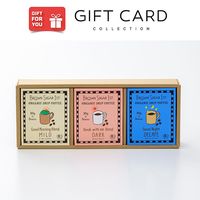 【手土産やプレゼントに】 オーガニック ドリップ コーヒー 3箱 ギフトカード 二重封筒（直送品）