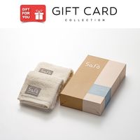 【手土産やお祝いの贈り物に】 SaFo ウォッシュタオル 2枚 ギフトカード