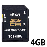 東芝 SDHCメモリーカード SD-L004G4E（わけあり品）