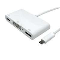 RS PRO USBビデオアダプタ USB 3.1 to DisplayPort， HDMI， VGA 192-4723（直送品）