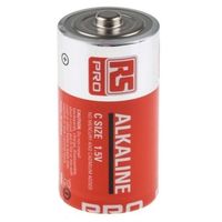 アールエスコンポーネンツ 単2電池 RS PRO アルカリ電池公称電圧 1.5V 826-4432 1ロット（15個）（直送品）