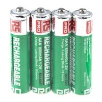 アールエスコンポーネンツ 単四型充電池 RS PRO ニッケル水素電池 1.2V 800mAh 504-6051 1ロット（4個）（直送品）