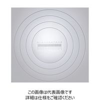 ナリカ 対物マイクロメーター OM-100N（1枚） 目盛長1mm 最小目盛0.01mm A05-1200 1セット（2枚）（直送品）