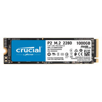 内蔵SSD Crucial P2 1TB NVMe PCIe M.2 SSD CT1000P2SSD8JP 1台