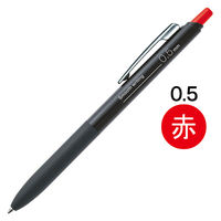 アスクル なめらか油性インクボールペン ロング筆記タイプ 0.5mm赤 50本 オリジナル