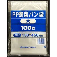 中川製袋化工 PP惣菜パン袋 大 S213380 4000枚（100×40）（直送品）