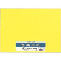 マルアイ 4つ切り色画用紙 N455 レモン Pエ-N45LY 10袋（50枚：5枚入×10）（直送品）