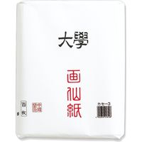 マルアイ 大学画仙紙 1／2 カセ-3 100枚（直送品）