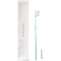 フィード アメニティ 日本製歯ブラシ（ID-00） チューブ3g付 ブルー 1箱（1400本入） 80504010-BL（直送品）