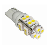 マルツエレック T10 カー用LED（2個入り ホワイト） T10-WG-020W3528 1セット（2個） 63-3075-71（直送品）