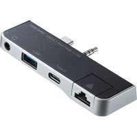 サンワサプライ SurfaceGo用USB3.1 Gen1(USB3.0)ハブ USB-3HSS5BK 1個