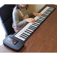 YAMAZEN ロールアップピアノ 61鍵盤 キーボード 楽器 a15677（直送品）