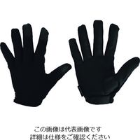 おたふく手袋 おたふく フーバー シンセティックレザーグローブ インサイドベルトモデル ブラック FB-64-BK
