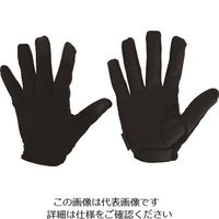 おたふく手袋 おたふく フーバー シンセティックレザーグローブ インサイドベルトモデル ブラック L FB-64-BK-L 1双 147-6203（直送品）