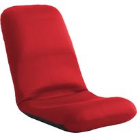 ホームテイスト Leraar-リーラー- 座椅子 リクライニング Lサイズ レッド SH-07-LER-L 1脚（直送品）