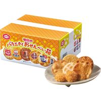【3個セット】亀田のバラエティおせんべい箱 化粧箱 亀田製菓 10077  （直送品）