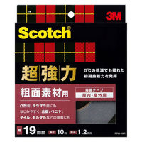 スリーエム ジャパン スコッチR超強力両面テープ 粗面素材用 19x10 PRO-19（わけあり品）