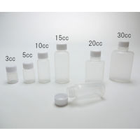 ケーエム化学 ミニサンプルボトル 白キャップ 62-0875 ナビスカタログ