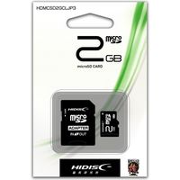 磁気研究所 HIDISC microSDカード 2GB HDMCSD2GCLJP3（直送品）