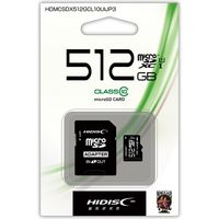 磁気研究所 HIDISC microSDXCカード 512GB U3/V30対応 HDMCSDX512GCL10UIJP3 1個