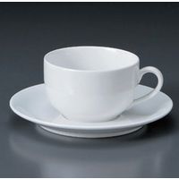 アースモス 美濃焼 カップ＆ソーサー ダイヤセラム紅茶C／S ［200cc］ （3個入）（直送品）