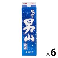 東亜酒造 清酒 風雪 男山淡麗 2L 1セット（6本） 日本酒