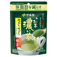 【インスタント茶】【機能性表示食品】伊藤園 おーいお茶 濃い味 袋タイプ