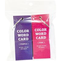 アックスコーポレーション 単語カード 大 100枚 2色セット パープル・ピンク A-T-05 10個（直送品）