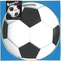 丸型色紙 サッカーボール シノコマ