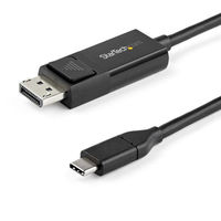 StarTech.com USB Type-C-DisplayPort 1.2 変換ケーブル 双方向対応 4K/60Hz