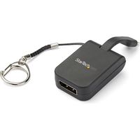 StarTech.com USB Type-C-DisplayPort 変換アダプタ キーホルダータイプ 4K/60Hz対応 CDP2DPFC 1個（直送品）