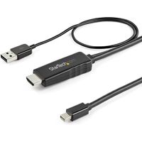 StarTech.com HDMI-Mini DP ケーブル USBバスパワー Mac/Windows対応