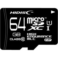 磁気研究所 HIDISC MLC採用高耐久microSDHCカード 64GB HDMCSDXC64GMLPJP3 1個（直送品）