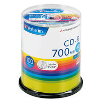 三菱ケミカルメディア データ用CD-R SR80FC100SV1 1パック（100枚入）（わけあり品）